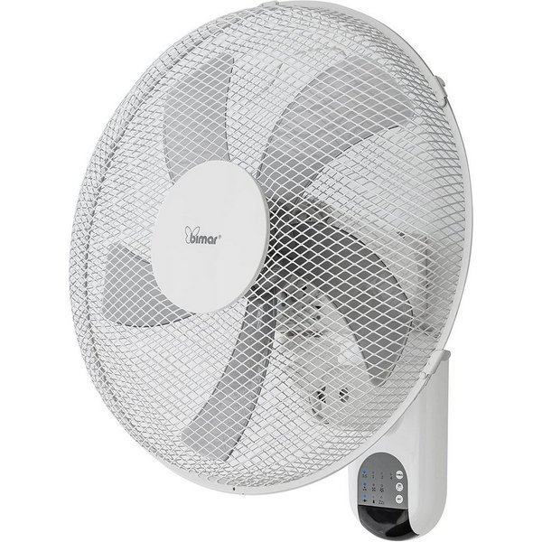 bimar Wandventilator VM45 Wandlüfter Ventilator weiß-grau mit Fernbedienung 50 W
