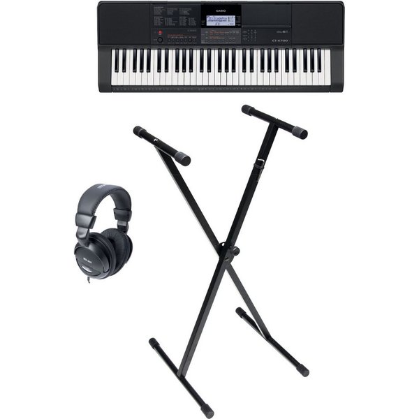 CASIO Home-Keyboard (Keyboards, Home Keyboard Sets), CT-X700 Standard - Keyboard Set