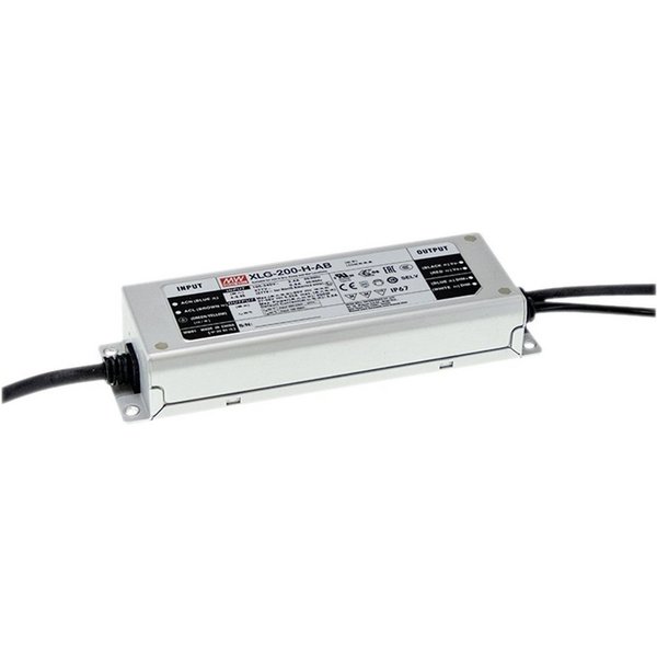 MeanWell MEAN WELL XLG-200-24-A LED-Treiber Konstantspannung, Konstantstrom 19 LED Trafo