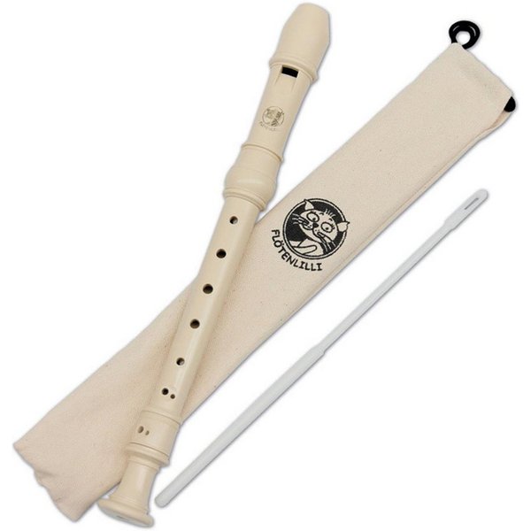Hage Blockflöte Hage EH3908 Flötenlilli Blockflöte - Deutsche Griffweise mit Tasche