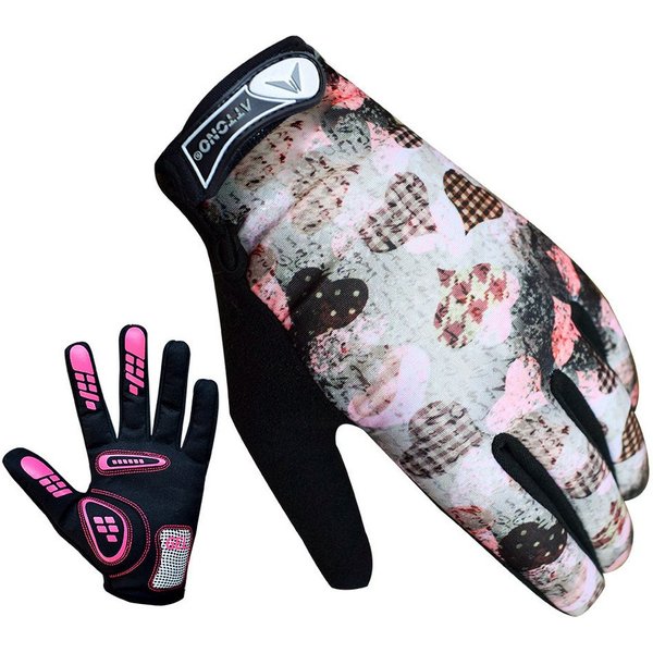 ATTONO Fahrradhandschuhe Damen Mountainbike Handschuhe mit Gel-Polster, MTB & Rad, Gr. 6-8