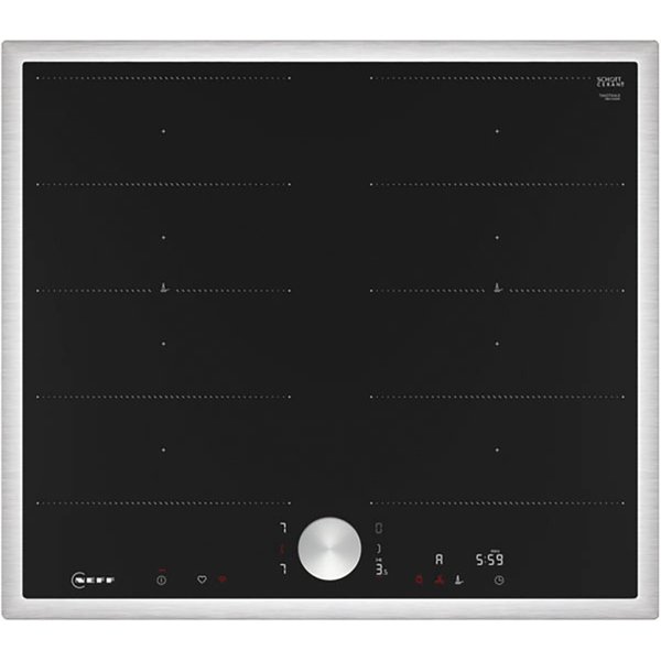 NEFF Flex-Induktions-Kochfeld N 90 T66STX4L0, Bequeme Steuerung mit Twist Pad® & intuitive, flexible Kochzonen