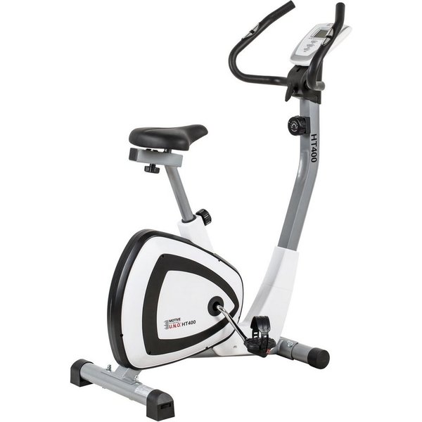 MOTIVE FITNESS by U.N.O. Heimtrainer HT 400 (mit/ohne Unterlegmatte), 120 kg max. Benutzergewicht, Fahrrad, 8 Widerstandsstufen