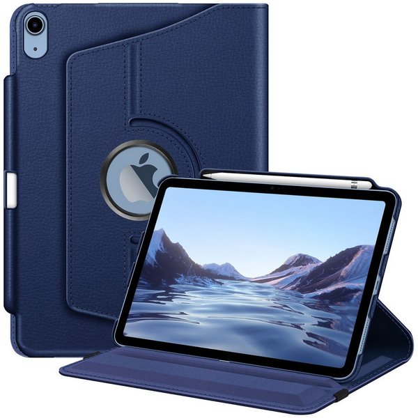 Fintie Tablet-Hülle für iPad 11. Generation 2025 11 Zoll (A16), iPad 10. Generation 2022 10.9 Zoll, mit Pencil Halter, 360 Grad drehbarem Ständer und Auto Schla