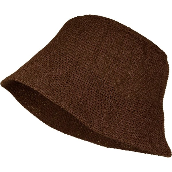 styleBREAKER Fischerhut Fischerhut aus Papierstroh - Knautschhut (1-St)