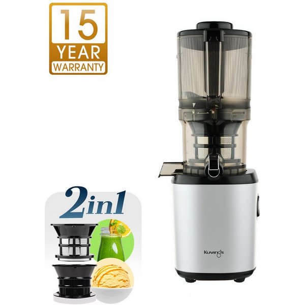 Kuvings Entsafter AUTO6 HANDS-FREE SLOW JUICER (KHS-660SE), 200 W, 1.700-ml-Auto-Hopper