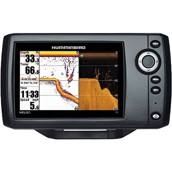 Humminbird Einerkajak Humminbird Helix 5 DI G2 DualBeam Plus Fischfinder Echolot