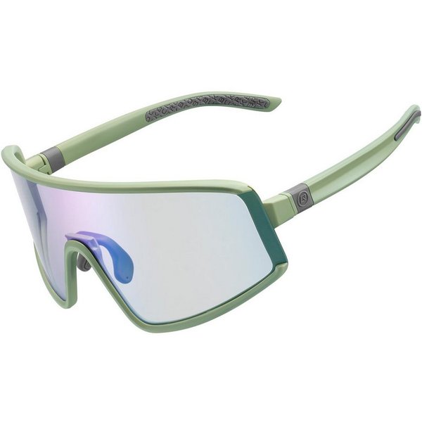ROCKBROS Fahrradbrille Sportbrille Herren Damen Fahrrad Rennrad MTB Outdoor TR90 Rahmen, selbsttönend, UV400 Schutz, verstellbares Nasenpolster, ultraleicht