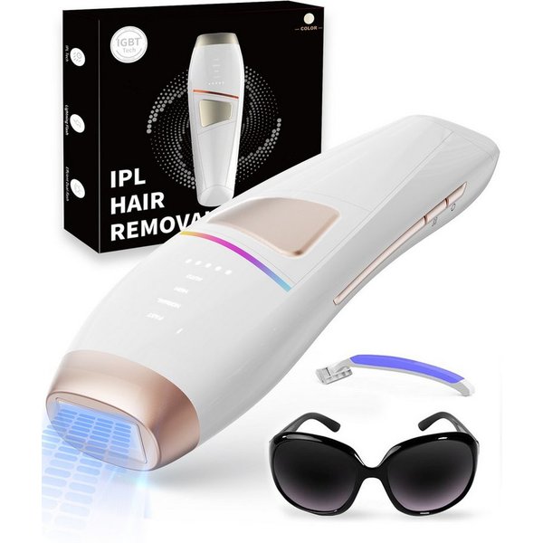 OYLCDI Haarentfernungsgerät IPL-Haarentferner,IPL Geräte Haarentfernung Laser, 999,999 Lichtimpulse, Laser Haarentfernung Zuhause Dauerhafte Schmerzlos Haarentf