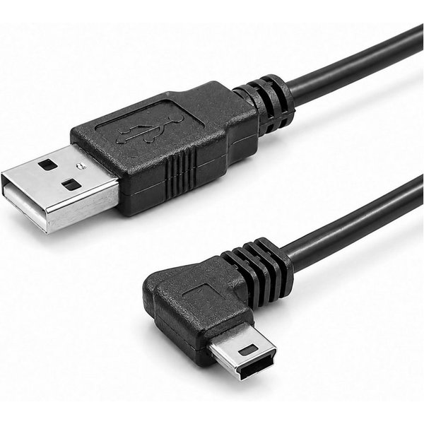 Bolwins J27 USB 2.0 A zu Mini USB Kabel Adapter 100cm für Dashcam GPS Navi mp3 USB-Kabel, USB 2.0 Typ-A Stecker, Mini-USB 5-Pin Stecker (90° links abgewinkelt),
