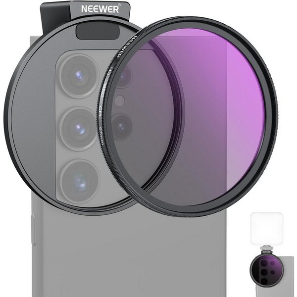 Neewer NW SERIES S 67mm CPL Filter für iPhone & Galaxy Smartphones Polfilter (Reflexionen reduziert und die Farbsättigung erhöht)