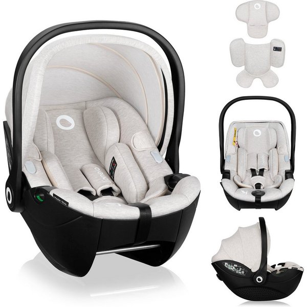 lionelo Autokindersitz MOXIE I-SIZE, ab: ab Geburt, bis: bis 18 Monaten, ab: 40 cm, bis: 87 cm, (Set ohne Basis), Memory Foam/Bambus/Dri-Seat/Magnetgurte/Lüftun