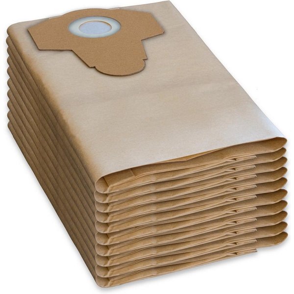 Parkside Staubsaugerbeutel Papierfilterbeutel 30 L passend für PNTS Nass Trockensauger, 10 Stück, passend für Parkside PNTS 1400, 1500, 10 St., 10er-Pack, für N