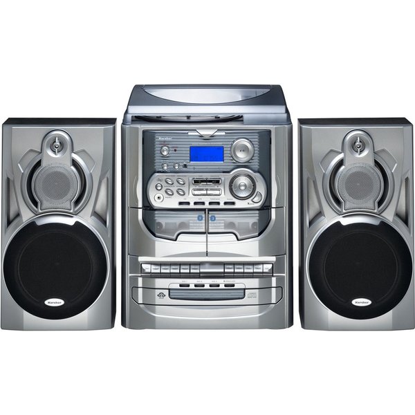 Karcher KA 5300 Plattenspieler (Stereoanlage mit CD-Player (3-fach Wechsler), Kassettendeck, Radio)