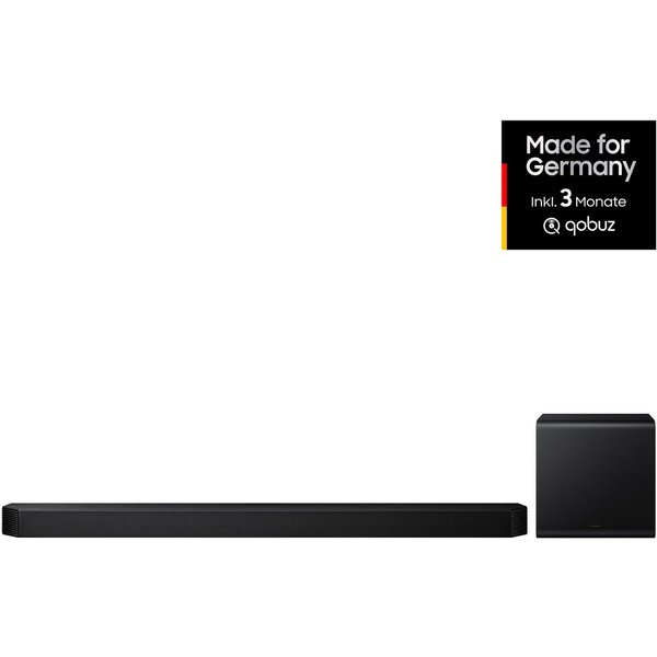 Samsung HW-Q810GH Soundbar 5.1.2 (Bluetooth, WLAN (WiFi), 39 W, 5.1.2-Kanal Surround-Sound, Kabelloser 8"-Subwoofer, Dolby Atmos)