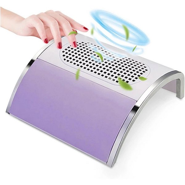 MOPUEA Maniküre-Pediküre-Set Nägel Staubabsaugung Nagelstaubsauger Professionelle 80W mit 3 Lüfter