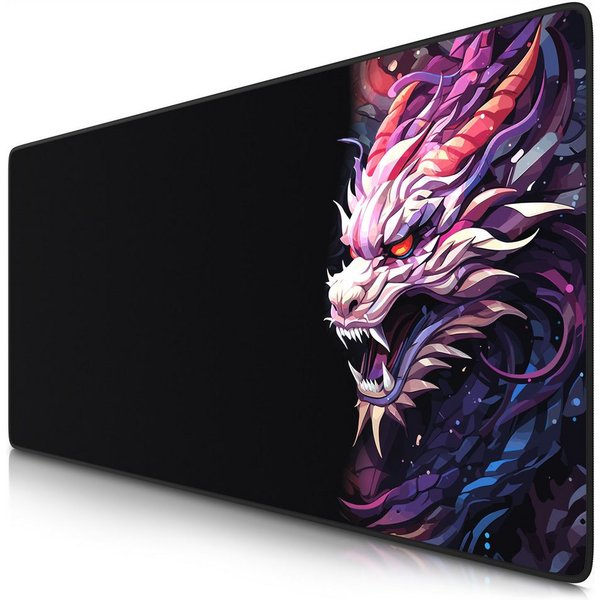 Titanwolf Gaming Mauspad XXL Speed Mousepad 900 x 400 x 3 mm, Schreibtischauflage, abwaschbar (1-St), rutschfeste Rückseite, Geschwindigkeit & Präzision, Colour