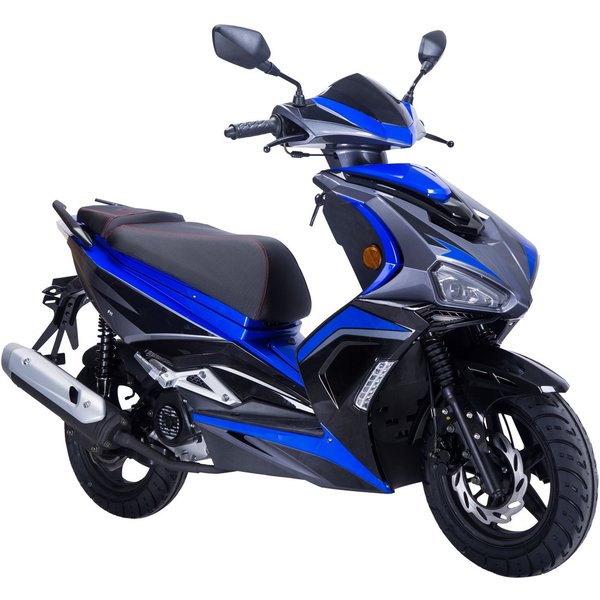GT UNION Motorroller Striker 25, 49,5 ccm, 25 km/h, Euro 5, Luftgekühlter Motor