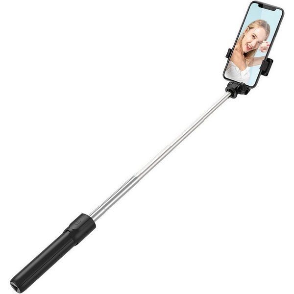Hurtel Selfie-Stick Selfie-Stick 0,7 m für Telefon Teleskopstativ mit Bluetooth Funktion