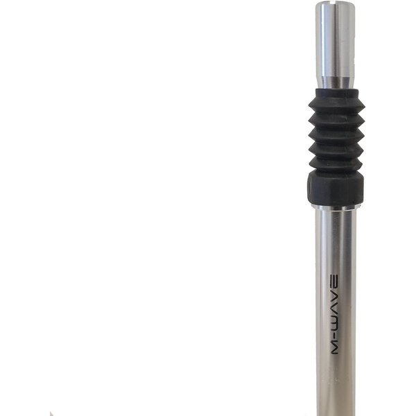M-Wave Sattelstütze, M-Wave Fahrrad gefedert Kerzensattelstütze Alu Ø 31,2mm Silber