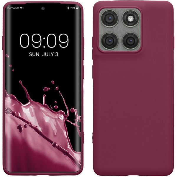 kwmobile Smartphone-Hülle Hülle für Motorola Edge 60 Pro, Hülle Silikon - Soft Handyhülle - Handy Case Cover