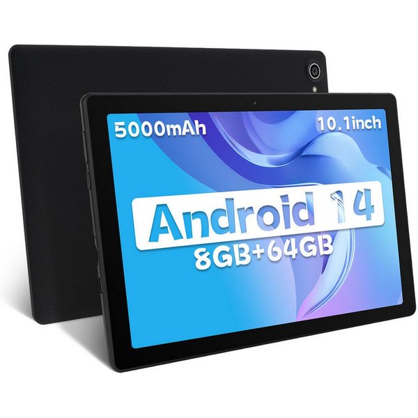 BUFO 10 Zoll Android, 3 GB RAM 64 GB Speicher, Dual-Kamera Tablet (10", 64 GB, Android 14, Dual-Kamera)