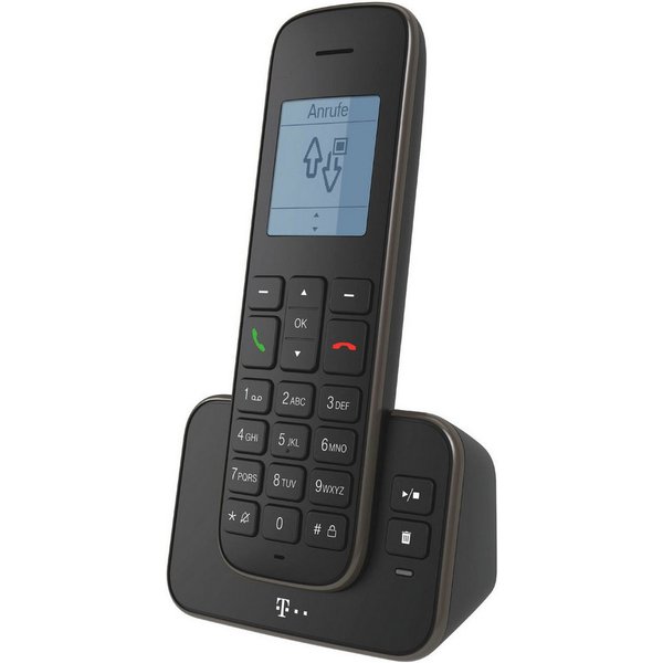 Telekom Sinus A207 Schnurloses DECT-Telefon (Mobilteile: 1, Erweiterungsmöglichkeit für bis zu 5 Mobilteile)