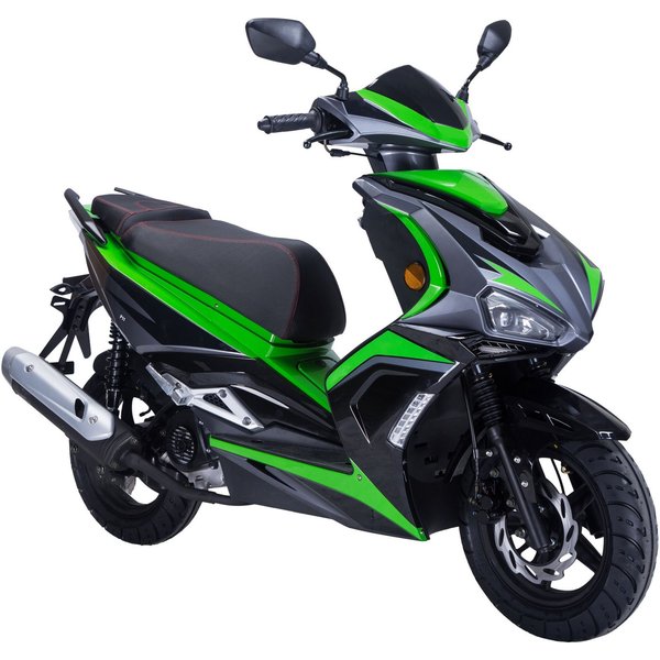 GT UNION Motorroller Striker 25, 49,5 ccm, 25 km/h, Euro 5, Luftgekühlter Motor