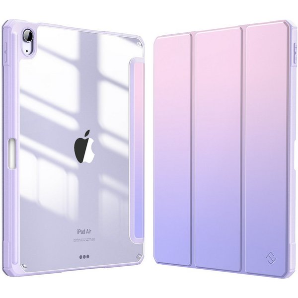 Fintie Tablet-Hülle für iPad Air 11'' M4/M3/M2(2026/2025/2024), iPad Air 5/4 Gen 2022/2020 10.9 Zoll, mit Stifthalter, Hülle mit transparenter Hartschale auf de