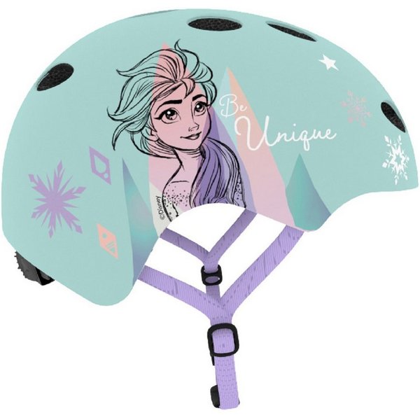 Disney Frozen Kinderfahrradhelm Leichter Helm für Radfahren, Skaten und Scootern (52-56 cm)