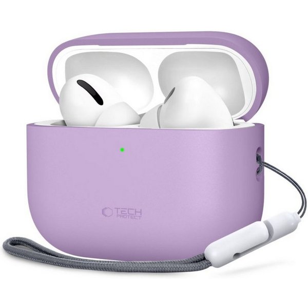 TECH PROTECT Kopfhörer-Schutzhülle Silikonhülle für AirPods Pro 3, Passgenauer Rundumschutz für das Ladecase