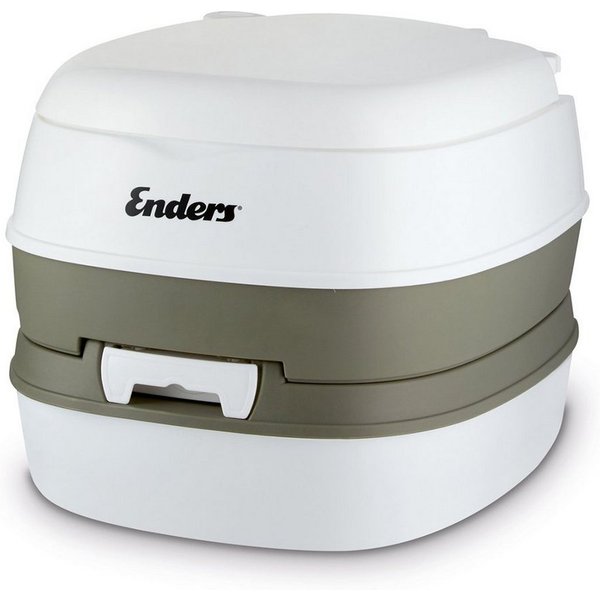 Enders® Campingtoilette Comfort, Kolbenpumpe, geringes Gewicht, glatte und hygienische Oberfläche