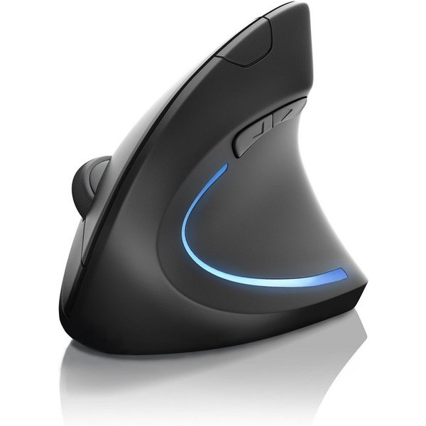 CSL Vertikalmaus, kabellos mit Bluetooth ergonomische Maus (Bluetooth, 1600 dpi, Vorbeugung gegen Mausarm, für PC Laptop Notebook und Tablet)