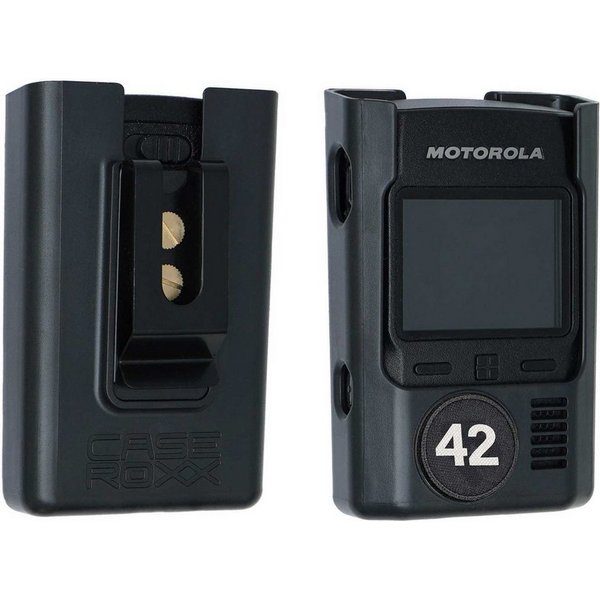 caseroxx Funkgerät PC Holster für Motorola ADVISOR TPG2200 TETRA-Pager