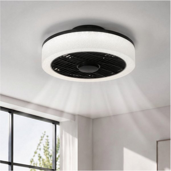 ZMH Deckenventilator Mit Fernbedienung & Licht Leise für Schlafzimmer Timer Dimmbar Fan