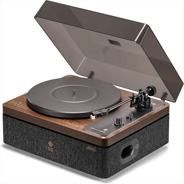 STACK STONE Vinyl Plattenspieler mit Lautsprecher,Schallplattenspieler Bluetooth Plattenspieler (WLAN, Bluetooth 5.3, AT-91R Magnetsystem)