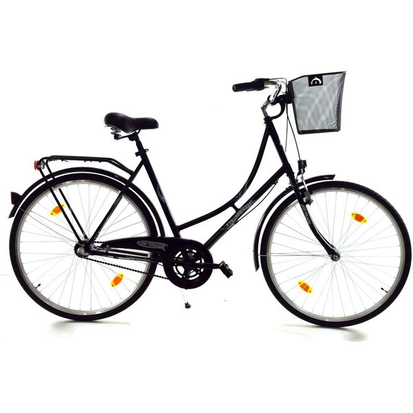 T&Y Trade Cityrad 28 Zoll Damen City Holland Fahrrad Rad Bike 3 GANG NEXUS Enur Schwarz, 3 Gang Shimano, Nabenschaltung, Rücktritt, Gepäckträger, Licht, 3 Nexus