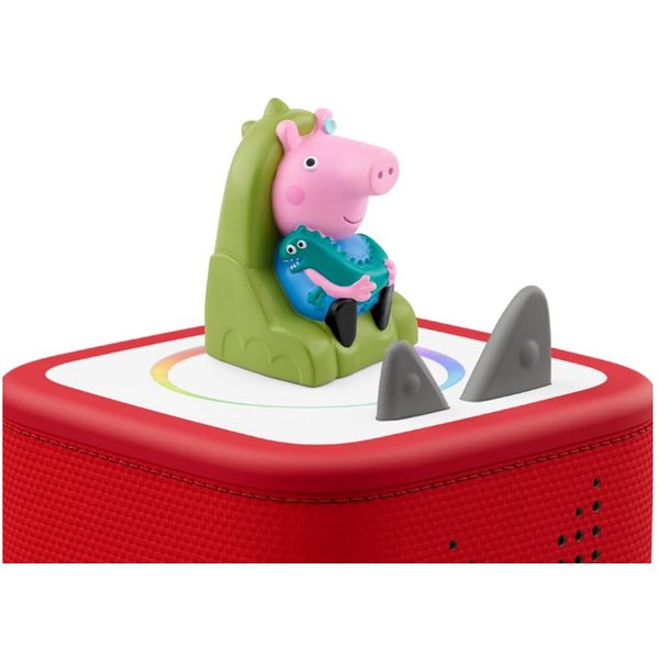 tonies Hörspielfigur 11003835, Hörfigur für Toniebox, Peppa Wutz & Schorsch, 49 Min, 3+