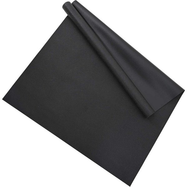 vidaXL Bodenmatte Sport Schutzmatte Schwarz 213 x 152 x 0,6 cm Hochdichtes PVC (1-St)