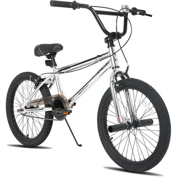 HILAND BMX-Rad BMX 20/24 Zoll Kinderfahrrad, Stahlrahmen, Stunt-Pegs, Doppelbremsen