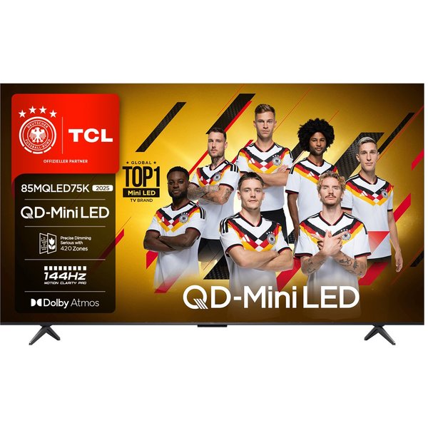 TCL 85MQLED75KX2 QLED Mini LED-Fernseher (85 Zoll, 4K Ultra HD)