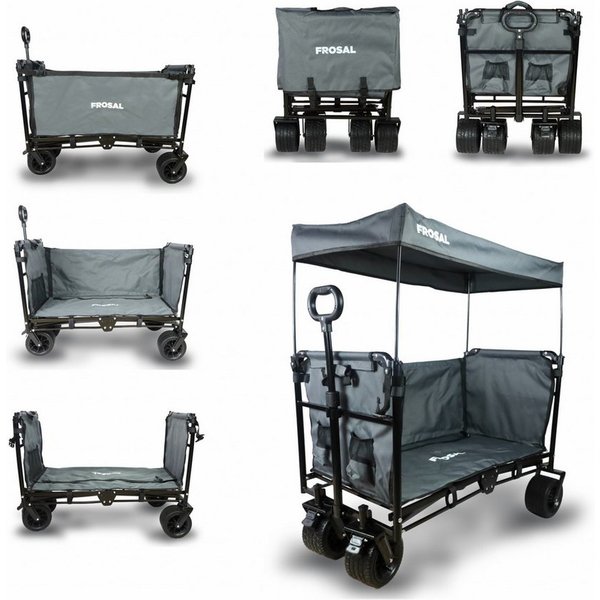 Frosal Bollerwagen Tom faltbar Kinder Handwagen Hund