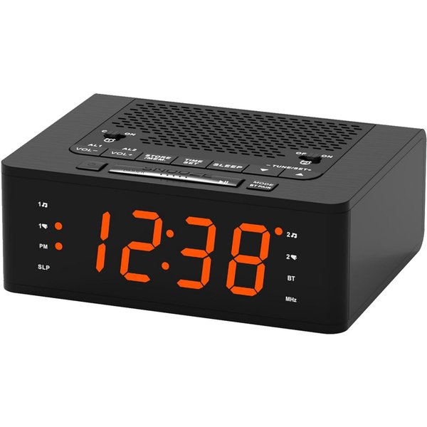 iTOMA Radiowecker Digitaler Bluetooth-Wecker mit FM-Radio, Dual-Alarm & LED-Anzeige Bluetooth, FM-Radio, Sleep-Timer, Dimmfunktion, modernes Design
