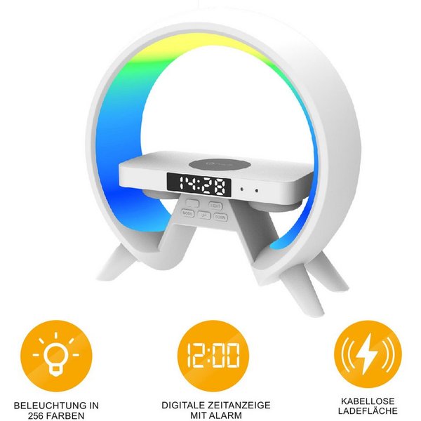 Miraval Wecker mit kabelloser Ladefunktion Wireless Charger