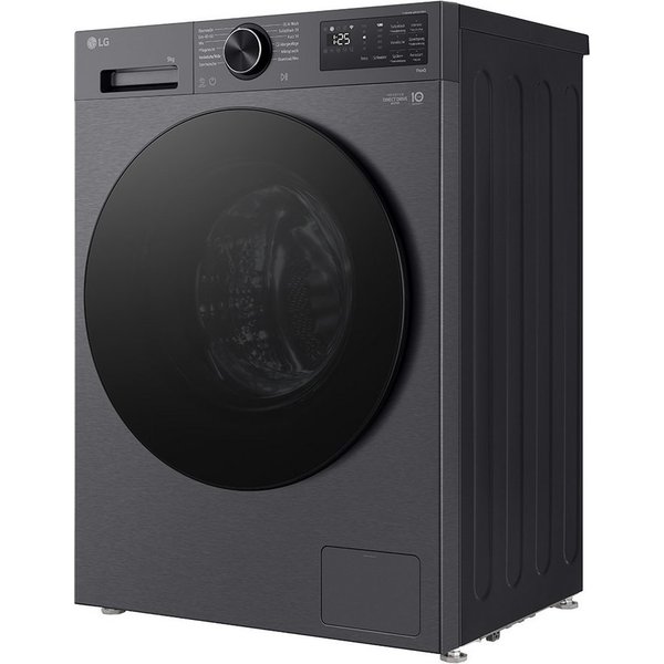 LG Waschmaschine F2X7SLIM9B, 9 kg, 1200 U/min, Dampffunktion, Trommelinnenbeleuchtung, Aqualock Wasserschutz