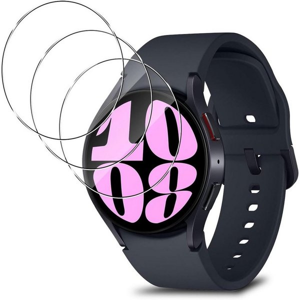 MSM Displayschutzglas 3XSchutzglas für Samsung Galaxy Watch 6 40 mm Panzerfolie Display