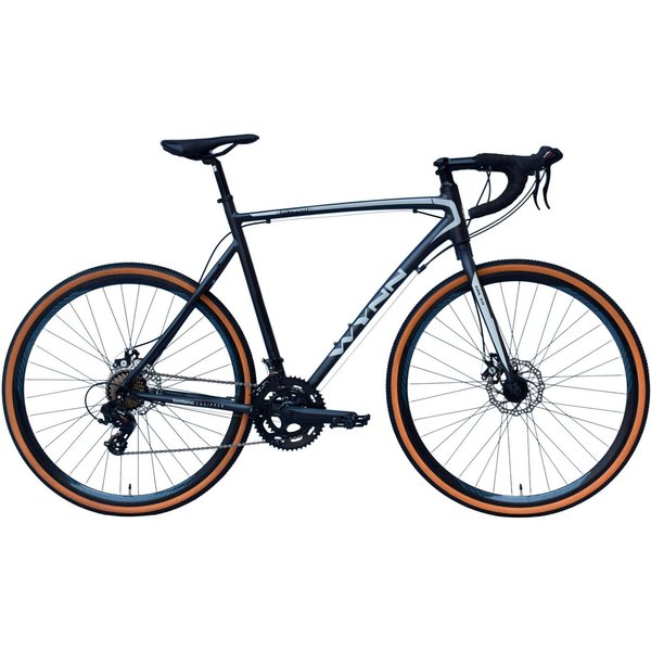 WYNN Gravelbike GRL3.0, 14 Gang Shimano Tourney Schaltwerk, Kettenschaltung