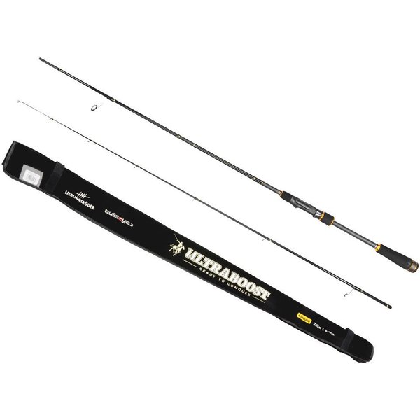 Lieblingsköder Spinnrute Allround Angelset - Ultraboost Rute + Daiwa Fuego Rolle, (Allround, 2-tlg., Ultraboost Allround Set), Perfekte Abstimmung von Rute und 