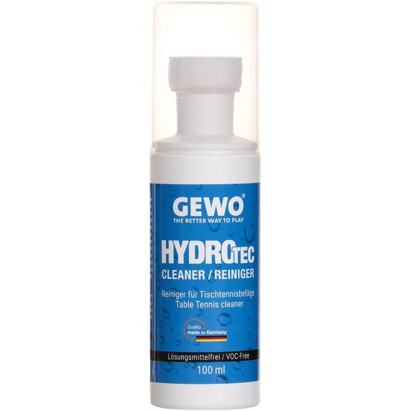 Gewo Tischtennisschläger Reinigung für Beläge HydroTec Schwammaufträger lösungsmittelfrei 100ml