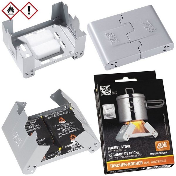 Esbit Gaskocher Esbit Taschenkocher mit Brennstoff